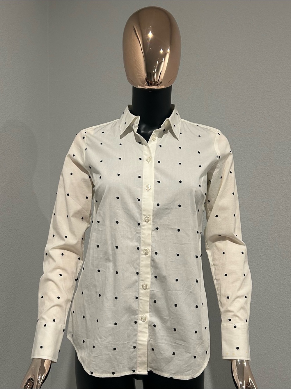 Ann Taylor White Petite Blouse